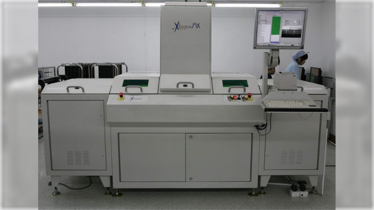 3D X-ray inspection equipment in the production facility